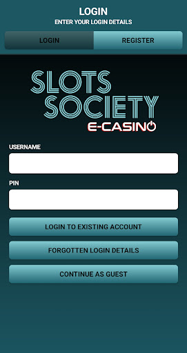Android application Slots Society E-Casino screenshort