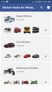 Vehicle Sticker for WhatsApp