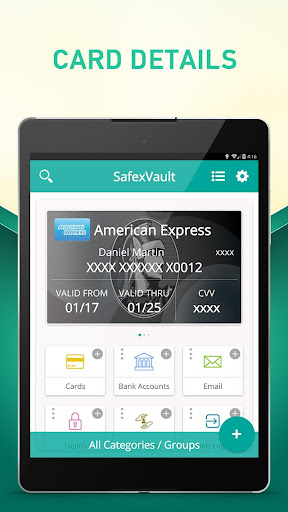 Screenshot of SafexVault