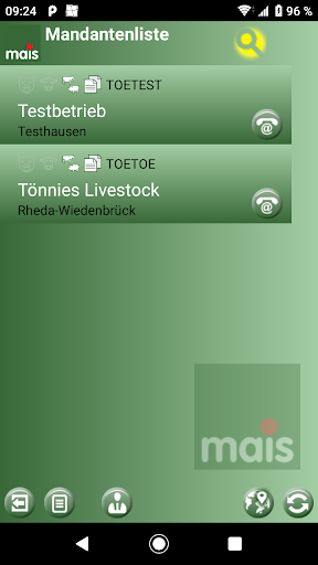 Android application Tönnies Livestock App screenshort