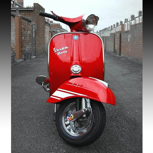 Motor Vespa Wallpaper logo