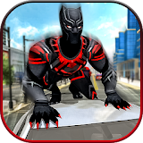 Flying Black Panther Superhero City Rescue Mission icon