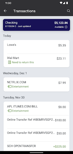 BankFlorida Mobile Screen 3