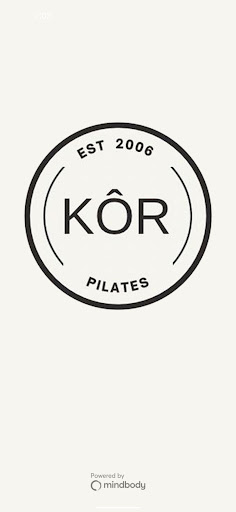 Android application KOR Pilates screenshort