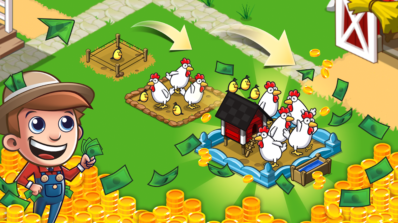Download Idle Farming Empire (MOD Unlimited Coins)