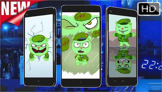 Captura de Pantalla 1 Happy Tree And Bart Wallpaper  android