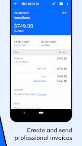 Zoho Invoice - Billing app