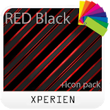 Red Black ( Xperia Theme ) icon