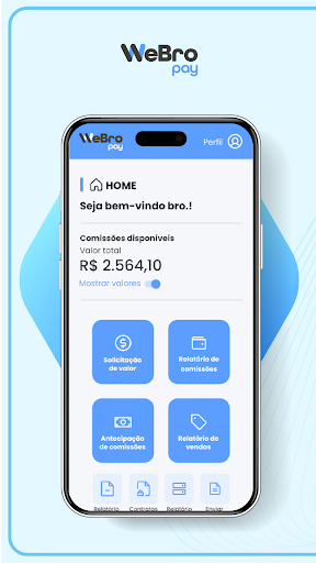 Android application Portal Webro screenshort