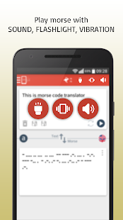 Morse Code Translator Captura de tela