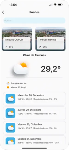 Control Union Line App Screen 3