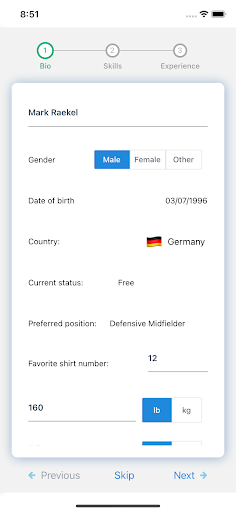 Footballink Screen 2
