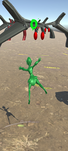 Flying Alien FruitCollect Game - Screenshot 2