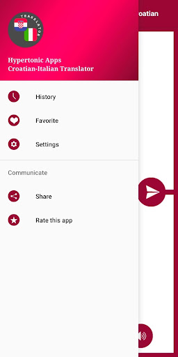 Croatian - Italian Translator Screen 3