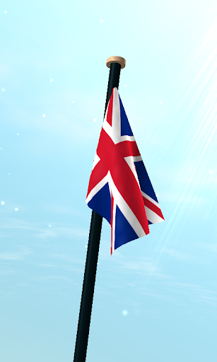 UK Flag 3D Free Live Wallpaper Screen 3