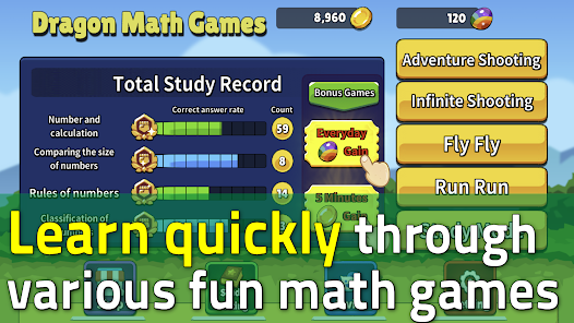 Dragon Math Learning Games  screenshots 10
