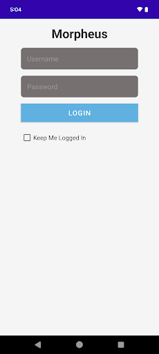 Android application Morpheus screenshort