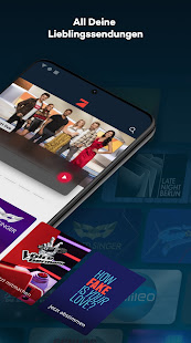ProSieben u2013 Kostenloses Live TV und Mediathek Varies with device APK screenshots 2