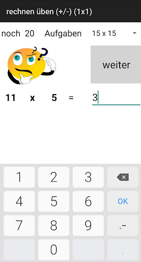 rechnen üben 1+1 1x1 Screen 3
