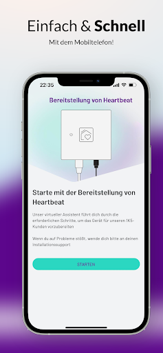 1KOMMA5° Service App Screen 3