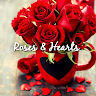 Cute wallpaper-Roses & Hearts