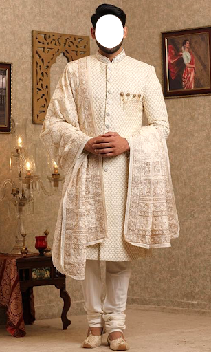Men Sherwani Face Changer Screen 3