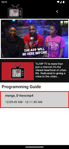 AJVIPTV Screen 2