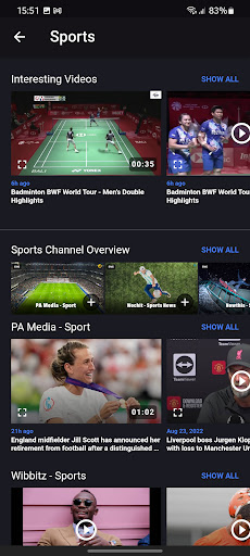 dailyme TV - News Videos Screen 2