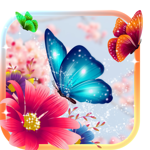 Butterflies Keyboard Wallpaper  Icon