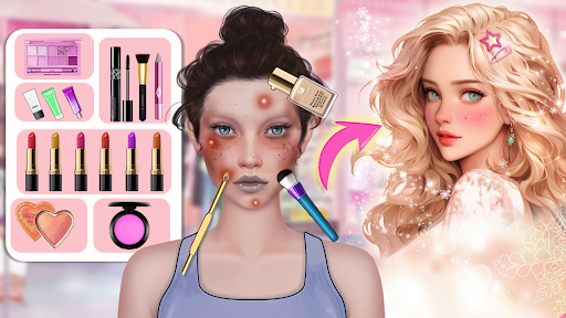 Android application DIY Makeup Stylist Games screenshort