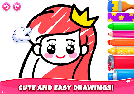 Girls Coloring Games for Kids