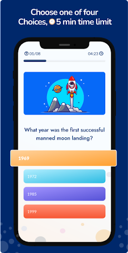 QuizWizz : Explore Knowledge Screen 2