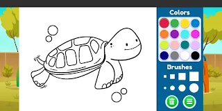 Coloring Animal Pictures - Screenshot 2