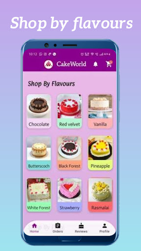 Android application CakeWorld - Cake Delivery App screenshort
