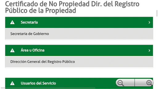 Siruta Coahuila MX R.U. Trámit