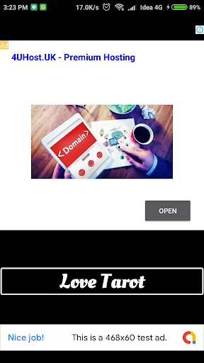 Android application Love Tarot Cupid's Oracle screenshort
