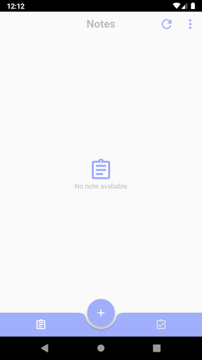 Android application Notes screenshort