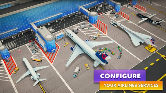 I-Airport Simulator Tycoon MOD APK (Imali Engenamkhawulo) 3