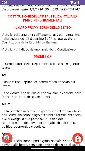 Costituzione Italiana Screen 3