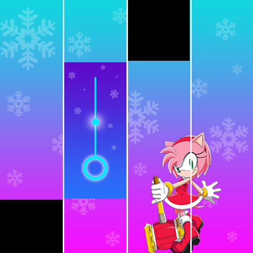 Amy rose Piano Tiles Game