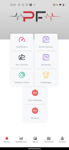 Pulse Fit Training Screen 2