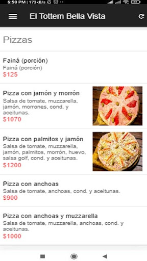 Android application El Tottem Delivery screenshort
