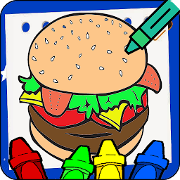 Icon image Fast Food Coloring Book