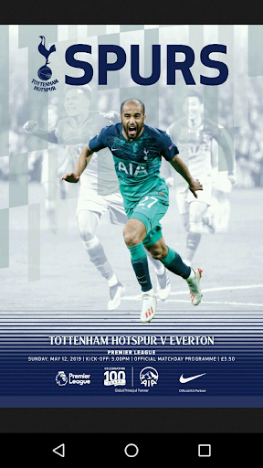 Android application Tottenham Hotspur Publications screenshort