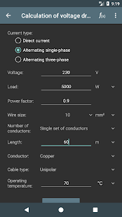Electrical Calculations  Screenshots 3