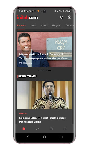 Android application Inilahcom screenshort