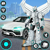 Police Eagle Robot Car Game 3d icon
