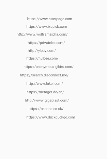 Anonymous Search Engines