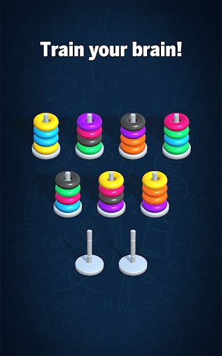 Hoop Sort Puzzle: Color Ring Stack Sorting Game 1.2 screenshots 3