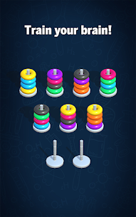 Hoop Sort Puzzle: Color Ring MOD (Free Rewards) 3